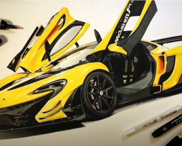 How to Draw a McLaren P1 GTR Step by Step