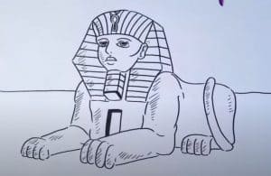 How to Draw a Sphinx Step by Step Easy
