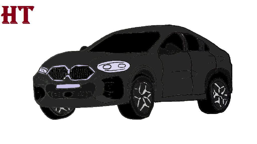 How to draw BMW X6