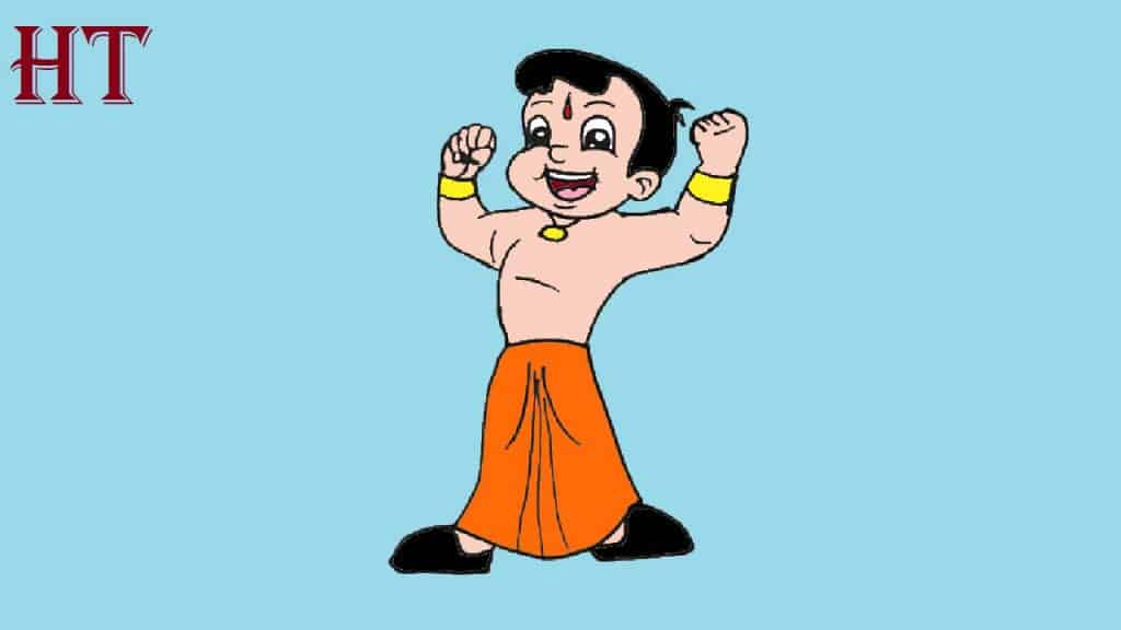 chota bheem drawing