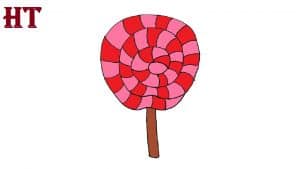 lollipop drawing easy