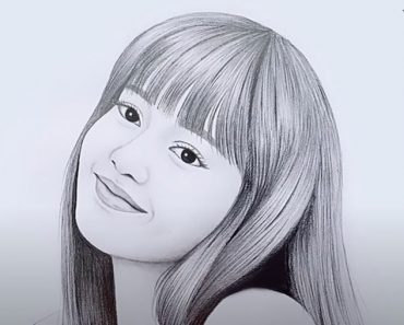 Blackpink Lisa Drawing with Pencil