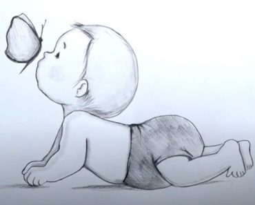 Cute Baby Drawing Step by Step