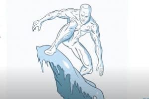 How to Draw Iceman Step by Step