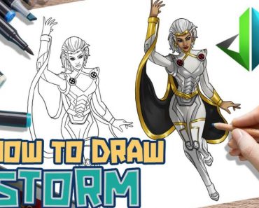 How to Draw Storm Step by Step
