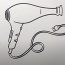 How to Draw a Hair Dryer Step by Step