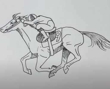 How to Draw a Horse Rider Easy