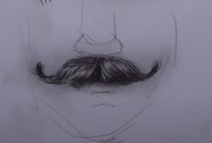 How to Draw a Mustache Step by Step
