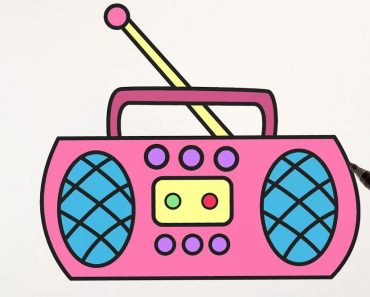 How to Draw a Radio  Step by Step