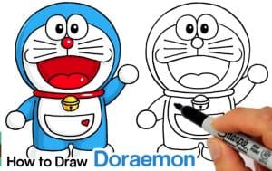 How to draw Doraemon Step by Step