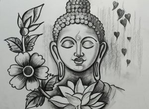 Gautama Buddha Drawing by Krishna K N | Saatchi Art-saigonsouth.com.vn