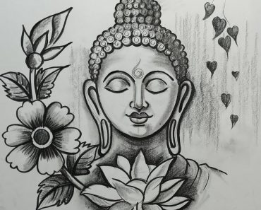 How to draw Gautam Buddha