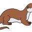 Otter Drawing easy Step by Step || How to draw an Otter