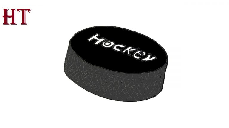 How to draw a Hockey puck Step by Step