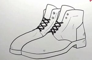 How To Draw Boots Easy