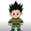 How to Draw Gon From Hunter X Hunter
