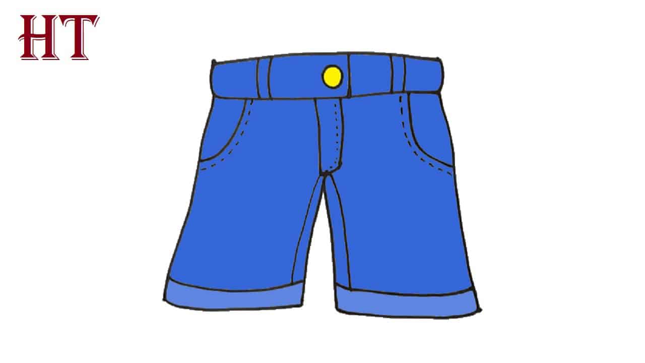 Shorts Drawing Easy Step by Step Easy drawing tutorial