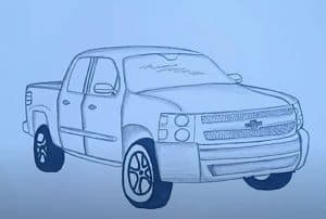 How to Draw a Chevy Truck