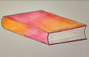 How to Draw a Closed Book Step by Step