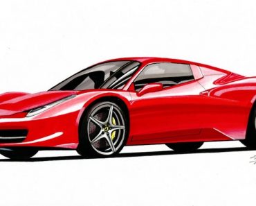 How to Draw a Ferrari 458 Italia Step by Step