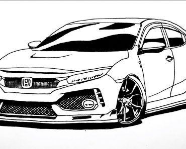 How to Draw a Honda Civic Step by Step