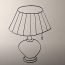 How to Draw a Lamp Step by Step