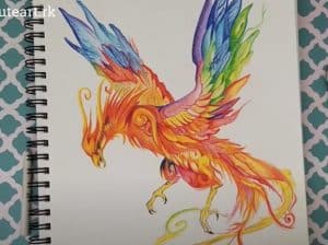 How to Draw a Phoenix Step by Step