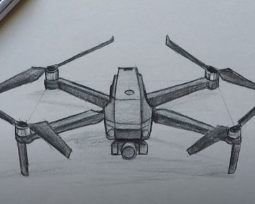 How to Draw a Drone Step by Step