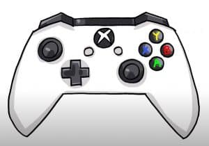 How to Draw a Xbox Controller Step by Step