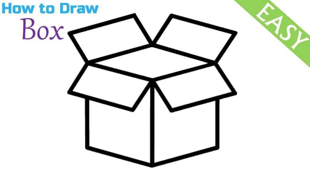 How to Draw an Open Box Step by Step