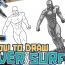 How to Draw the Silver Surfer Step by Step