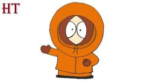 How to draw Kenny from South Park