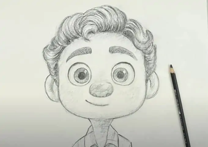 How to draw Luca Step by Step