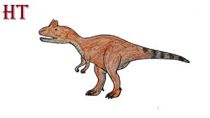Allosaurus Drawing