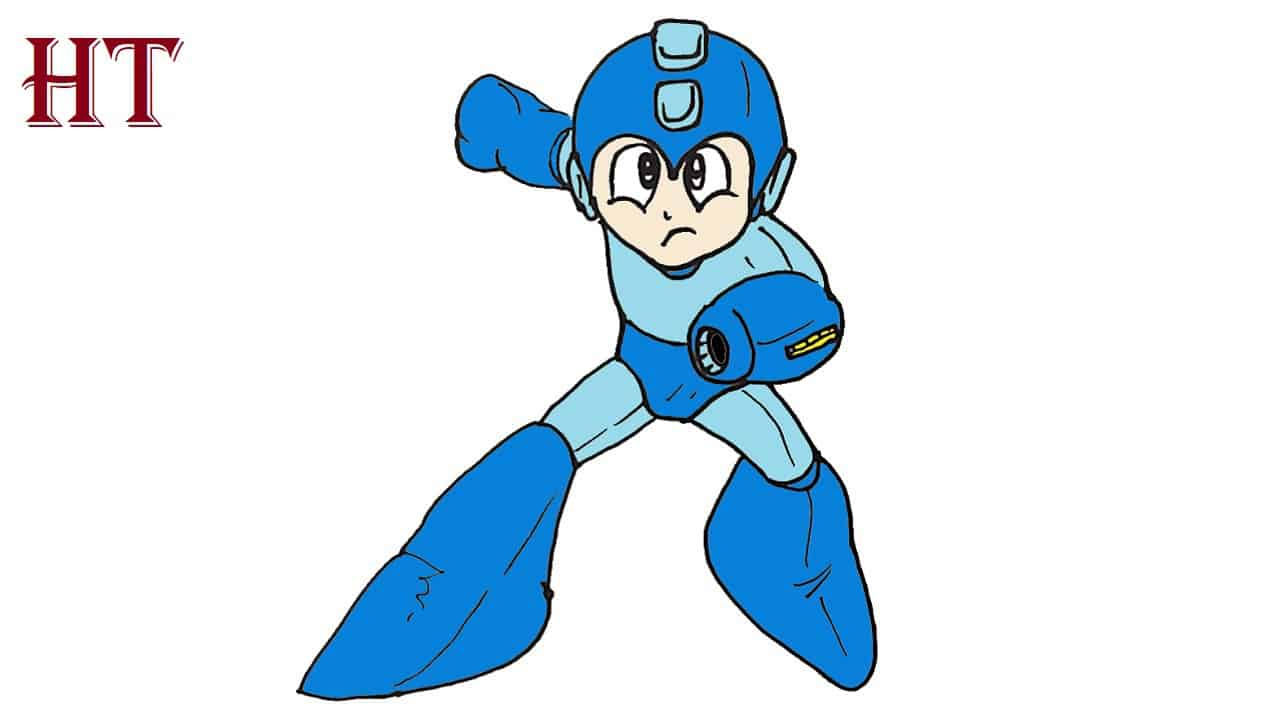 How to draw Megaman Easy Step by Step