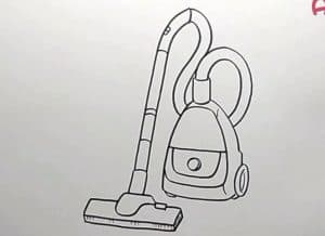 How To Draw a Vacuum Cleaner