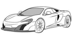 How to draw a mclaren p1