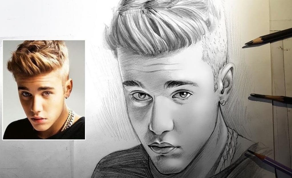 Justin Bieber Drawing