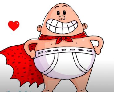 How to draw captain underpants Step by Step