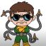 How To Draw Doctor Octopus Easy Step by Step