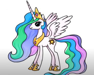 How to Draw Princess Celestia from My Little Pony