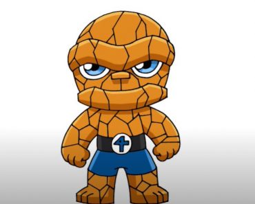 How to Draw the Thing from Fantastic 4