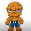 How to Draw the Thing from Fantastic 4