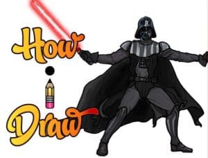How to draw darth vader Step by Step