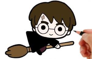 How to draw harry potter
