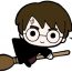 How to draw harry potter cute and easy