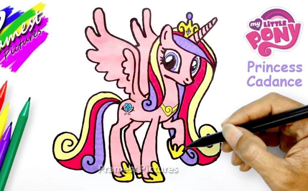 How to draw princess cadence