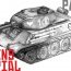 How to draw a Tank T-34 Step by Step
