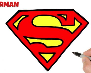 How to draw the Superman logo