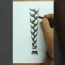 Braids Drawing with Pencil step by step